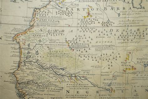 1747 British Map Showing the Kingdom of Judah on the West Coast of Africa at 1stDibs | negroland ...