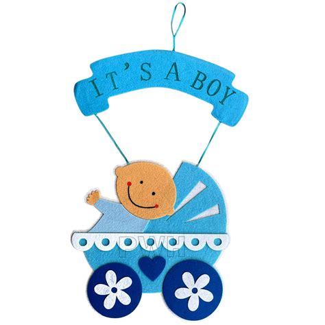 It's a Boy/Girl Pram Wall Hanging at bulk price | Baby Arrival Bulk ...
