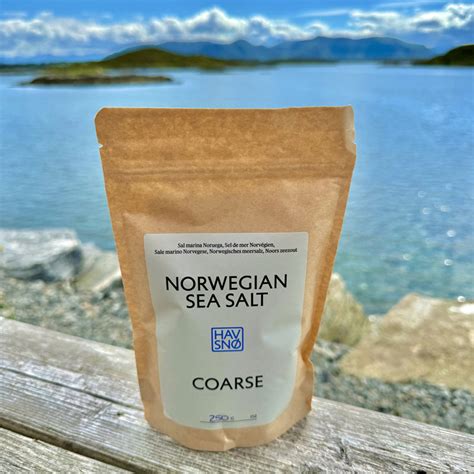 HAVSNO, HAVSNØ COARSE, krupna morska sol iz Norveske, 250 g, vrecica ...