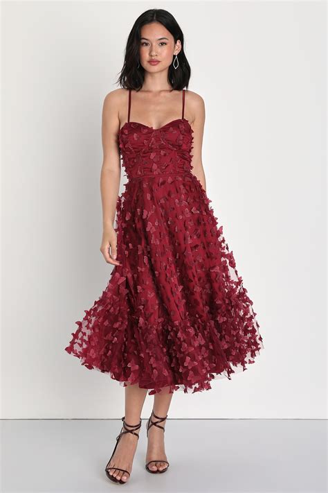 Red Wedding Guest Dress
