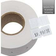 Buy Perco 1 Line White Labels - 1 Sleeve, 8,000 Blank Price and Date ...