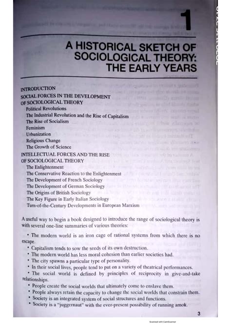 Emergence of Sociology-George Ritzer - Social Psychology - Studocu