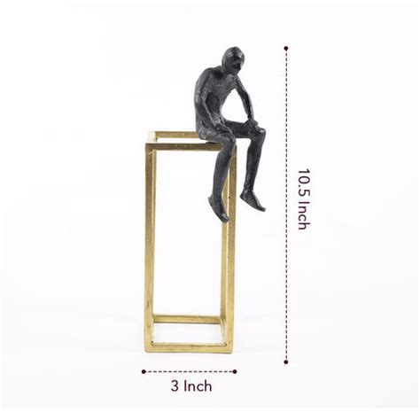 Modern Art The Thinker Table Accent – The Artment