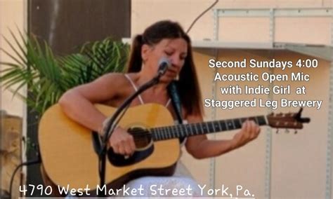 Staggered Leg Brewery 2nd Sundays Acoustic Open Mic with Indie Girl ...