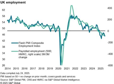 July UK flash PMI signals further job cuts amid rising costs and slower ...