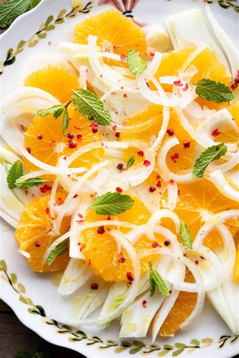 Sicilian Fennel and Orange Salad - Inside The Rustic Kitchen