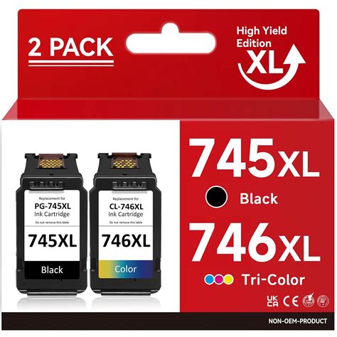 745 and 746 XL, PG-745XL CL-746XL black tri-color Cartridge ...
