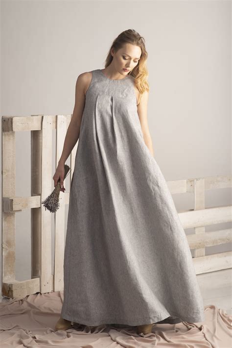Linen Maxi Dress - ALLSEAMS