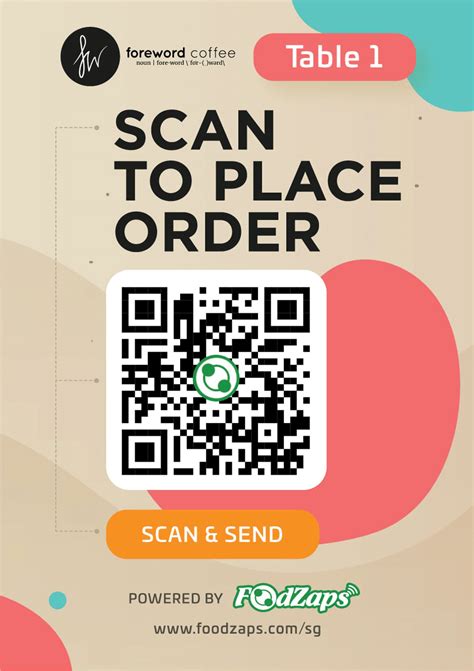 Metal Table Ordering Signs Metal Table Number Plaques With QR Codes ...