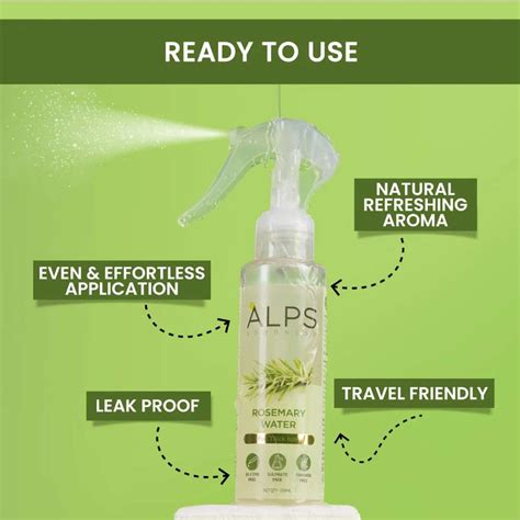 Alps Goodness Rosemary Water For Hair Growth | Hair Spray for Regrowth ...