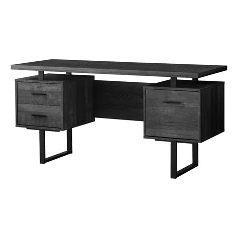 WoodHeaven Modern Wooden Office/Computer/Study Table with Floating Dra ...