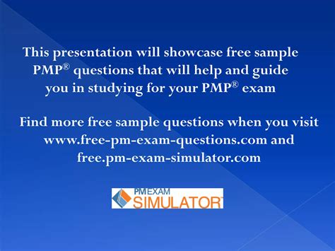 PMP Exam Sample Questions | PDF