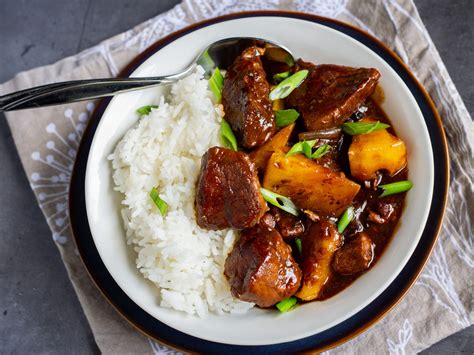 Pork Adobo And Rice