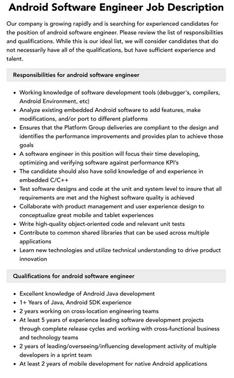 Image result for Android Software Engineer