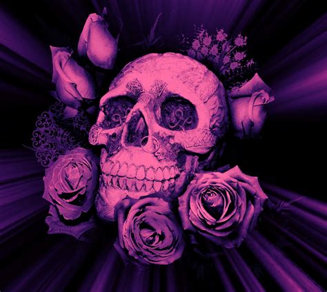 [100+] Skulls And Roses Wallpapers | Wallpapers.com