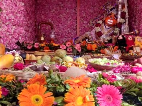 Grand celebration of Hanuman Jayanthi festival at Bhid Bhanjan ...