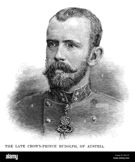 PRINCE RUDOLF OF AUSTRIA /n(1858-1889). Archduke and crown prince of ...