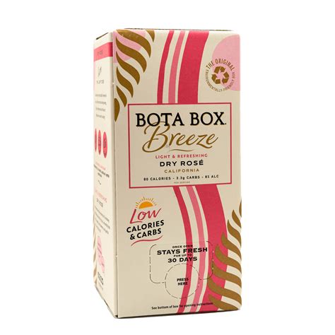 Bota Box Breeze Dry Rose 3L – Bottles Fine Wine