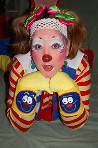 Image result for Evil Female Clown Makeup