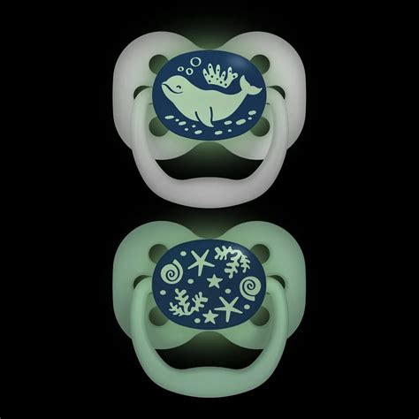 Dr. Brown’s™ Advantage™ Pacifiers, Blue Sunrise and Glow in the Dark B ...