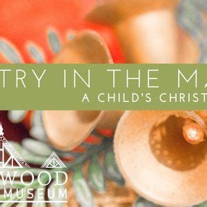 Poetry in the Mansion: A Childs Christmas in Wales, 4651 Washington ...