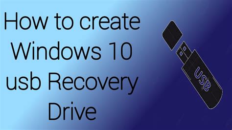 Create a Recovery Drive USB 的图像结果