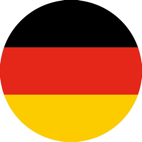 round German flag of Germany 23831152 Vector Art at Vecteezy