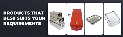 JAYCO Aluminum Empty Tool Storage Box (25 cm x 17 cm x 8 cm, Red ...