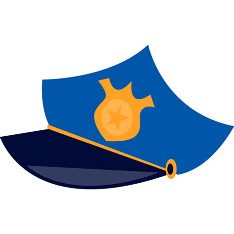 Figurinhas de Boné de polícia — Figurinhas de segurança grátis