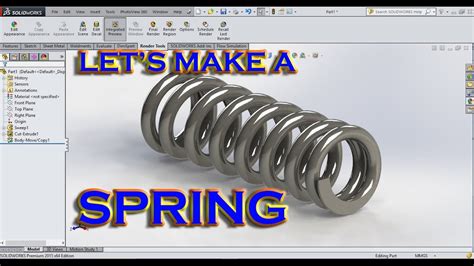 Image result for Making a Spring in SolidWorks