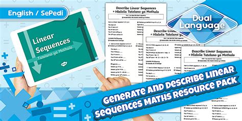 Grade 4 Generate and Describe Linear Sequences Maths Resource Pack