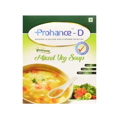 Buy PROHANCE-D WHOLESOME MIXED VEG DIABETEIC SOUP POWDER BOX OF 200 G ...