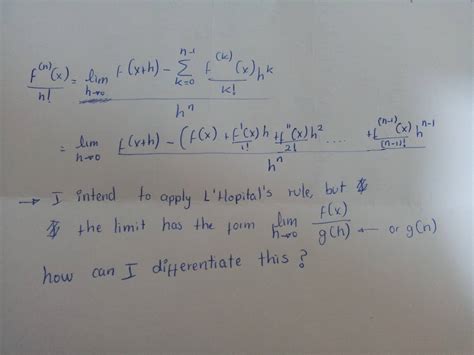 calculus - Show that if f(x) is an n-times differentiable function ...