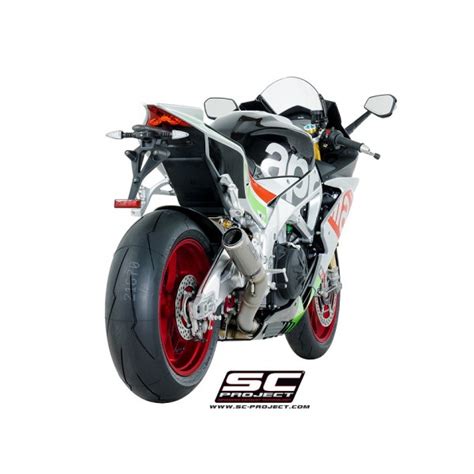 SC-Project CR-T Silencer Full Titanium Exhaust For Aprilia RSV4 / Tuono ...