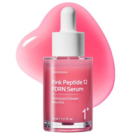 Amazon.com: TOSOWOONG Pink Peptide 12 PDRN Serum With Salmon DNA PDRN 10,320ppm, 12 Peptides ...