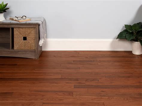 Gunstock Red Oak Smooth 3/4 in. T x 3 1/4 in. W Solid Hardwood Flooring ...