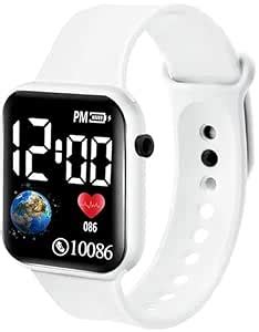 SWADESI STUFF 6 Colours LED Digital Watch for Kids - Waterproof Sports ...
