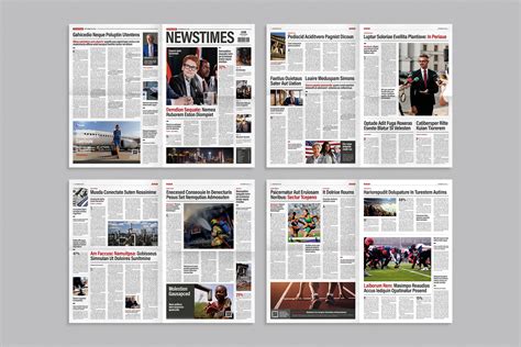 Modern Newspaper Template - BrandPacks