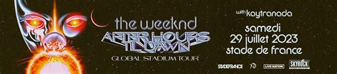 Vos billets VIP pour le concert de THE WEEKND au Stade de France