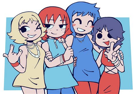 ramona flowers, kim pine, knives chau, and lisa miller (scott pilgrim ...