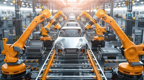Industrial Robots Building Cars 的图像结果