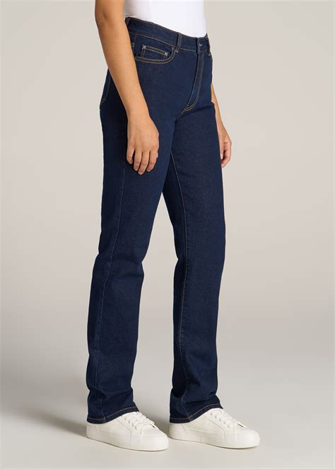Harper High Rise Straight Stretch Tall Women's Jeans | American Tall