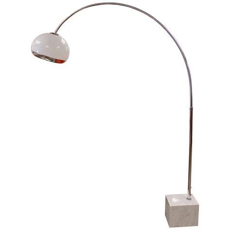 Mid-Century Modern Chrome Arc Floor Lamp by Underwriters Laboratories ...