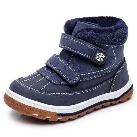 Blikcon Boys Boots Toddler Boys Fall Boots Outdoor Winter Boots with ...