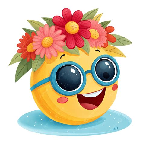 Fondos De Verano Con Emojis Lindos Emojis. Naranja. Fruta. Verano.