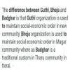 Mention The Differemces between Veja , Badghar and Guthi - Brainly.in