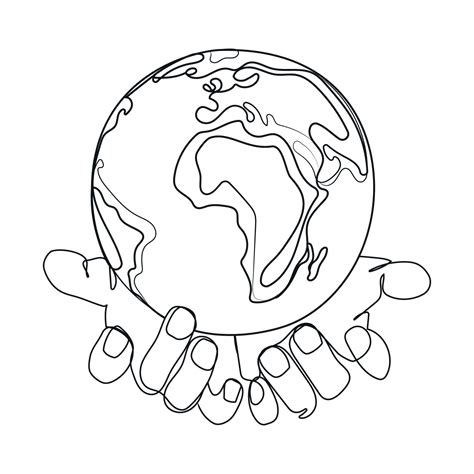 Earth Drawing Black And White at gansamuelblog Blog
