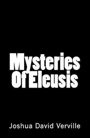 Buy Mysteries of Eleusis Book Online at Low Prices in India | Mysteries ...