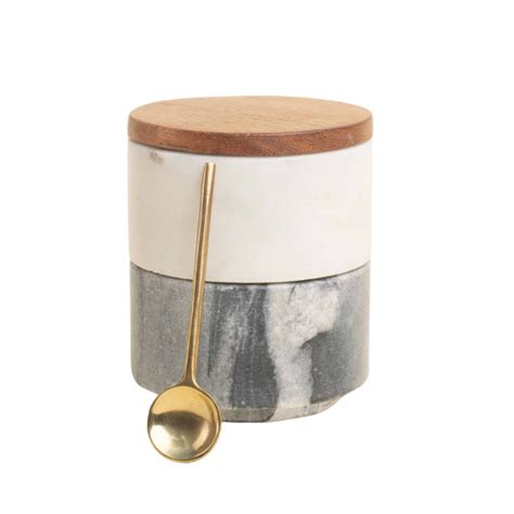 Stacked Marble Spread Jars | Muun Home – The Living Influence