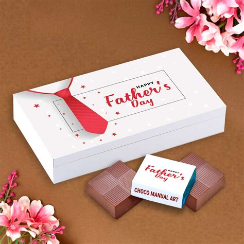 Father's day customised box of wrapped chocolates – Choco ManualART